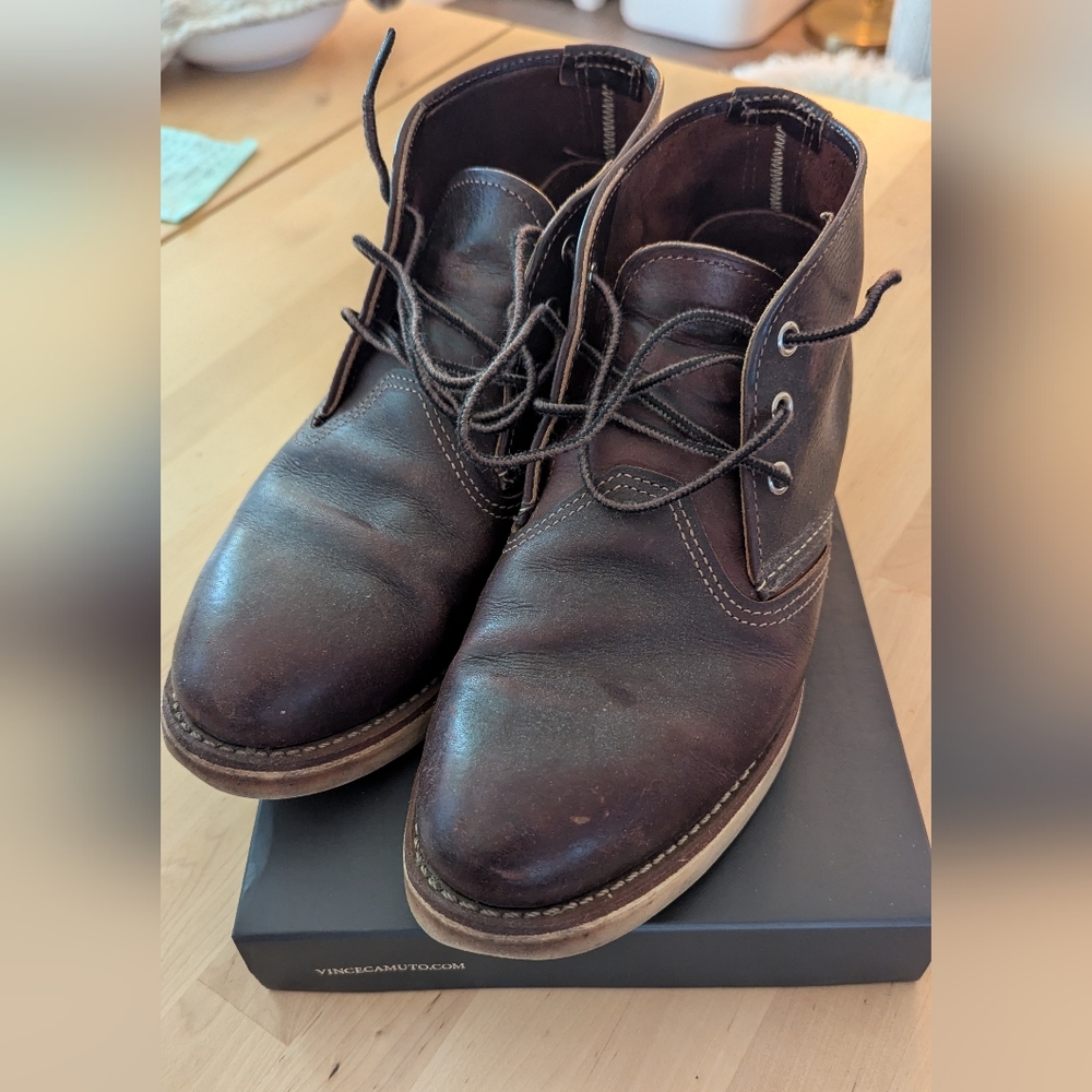 Red Wing Shoes Dark Brown Chukka Boots